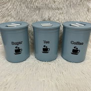 Set de 3 envases de almacenamiento  (Café, azúcar y té) 3300 cup - Img 56499860
