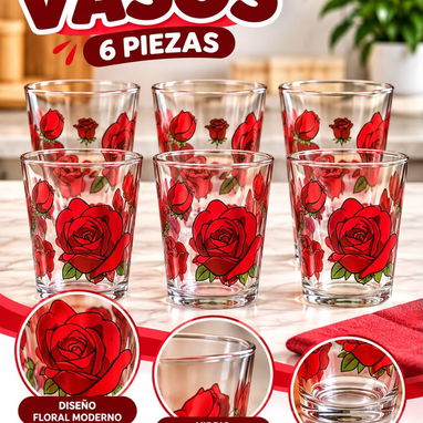 Set de 6 vasos de cristal 235ml en 3800 cup - 6/6