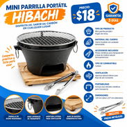 Wa.me/*5358296067 🔥🥩 ¡MINI PARRILLA PORTÁTIL HIBACHI! 🔥 💰 PRECIO: $18 🛡️ GARANTÍA: 3 DÍAS - Img 57883128