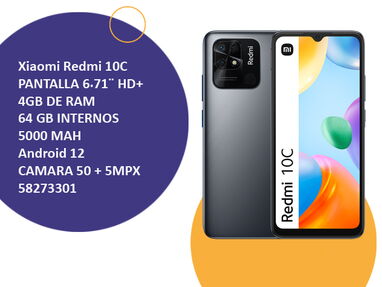 ❤❤✅  Xiaomi Redmi A2 115$ Redmi 12C 135$ Redmi 10C 135$ Note 12 165$ Samsung A04 140$☎️ 58273301 ☎Nuevos+Garantia❤❤✅ - Img 66948600