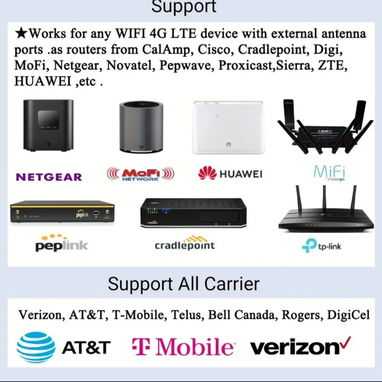 Antena MIMO 4G de "Alto Rendimiento" para router de todo tipo 2 puertos SMA - 5/5