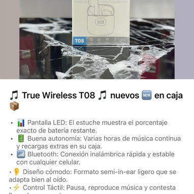 AUDÍFONOS INALÁMBRICOS BLUETOOTH NUEVOS EN CAJA — VARIOS MODELOS 🎧 - 7/10