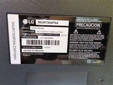 Televisor LG de 50 pulgadas con 6 meses de garantía y factura - Img 69911696