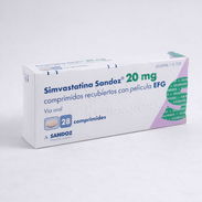 Simvastatina (20mg) Caja de 28 tabletas - Img 55232913