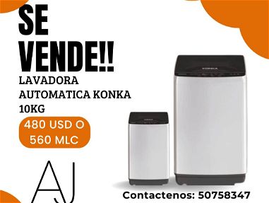 Lavadoras Automáticas 10 kg Konka - Img 65448672