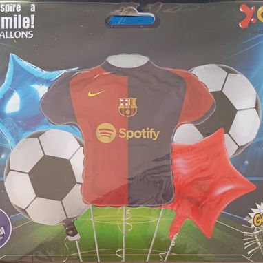 Set de 5 Globos Fútbol M15 (Messi) M2(TPEx) - Img 124187943