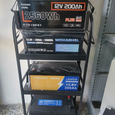 Baterías, inversor y Panel solar - 3/8