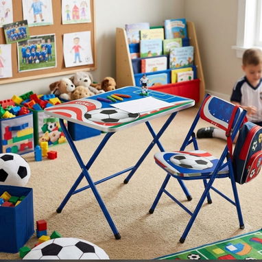 Set de mesa y silla para niños plegables - Img 124963043