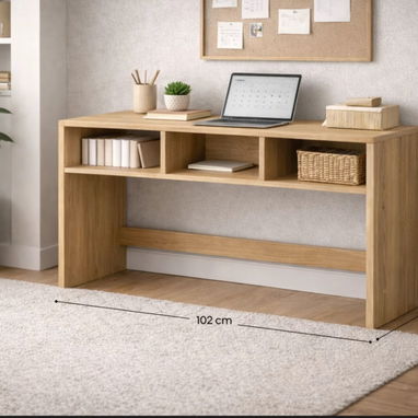 Escritorio rectangular/ mesa de estudio rectangular de madera _155*__ - 2/4