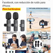 Pareja de micrófonos inalámbricos de solapa para IPhone y Tipo C - Img 49311025