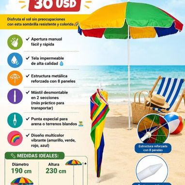 Sombrilla de playa - 2/2