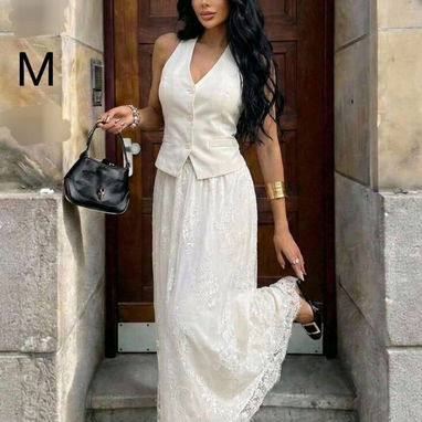Vestidos y conjuntos blancos para mujer - Img 125269746