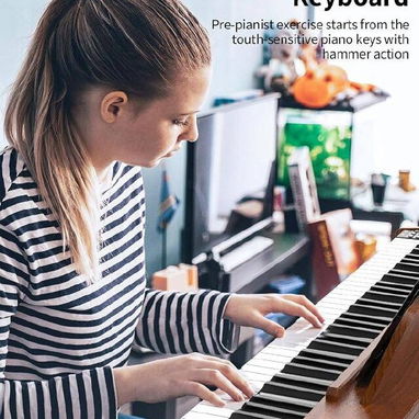 🎹 PIANO DIGITAL ELECTRÓNICO 88 TECLAS – NEGRO 🎹 - 5/5