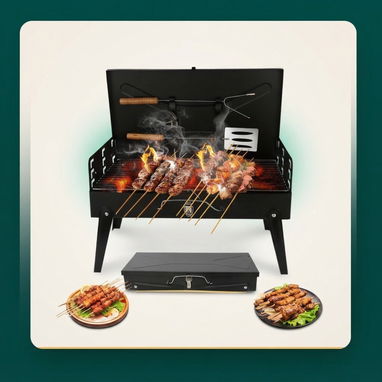 Parrilla portátil de carbón - 2/2