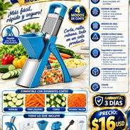 CORTADOR MANUAL DE VERDURAS MULTIFUNCIONAL, NUEVO EN SU CAJA. FACTURA Y GARANTÍA. VARIEDAD DE ARTÍCULOS PARA EL HOGAR - Img 57889552