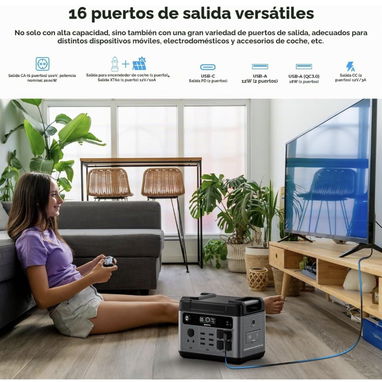 OUKITEL P2001 Plus Estación de Energía Portátil 2400 W - 8/10