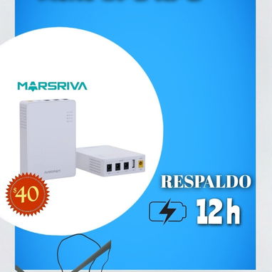 TODO NAUTA HOGAR (Router tplink , splitter , transformador 9V /0.6A, cable telefónico, mini backup/ups para router) - Img 126124421