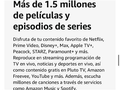 Dispositivo de streaming Amazon Fire TV Stick 4K, más de 1.5 millones de películas y episodios de series - Img 66219130