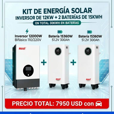 Kit de inversores y baterías Para el respaldo en el hogar - 4/8