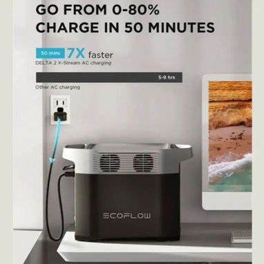 ECOFLOW DELTA 2 Estación de energía portátil 1800W (2700WP), 1024Wh ampliable hasta 3KWh (Litio LiFePO4) 15 puertos NEW - 3/10