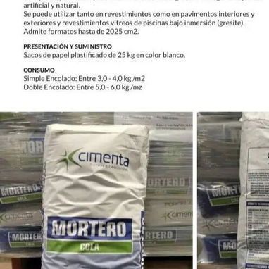 58385528 llamar o WhatsApp ( CEMENTO COLA IMPORTADO 25KG) - Img 81621945