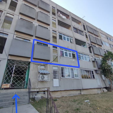 Apto 3 cuartos en Nuevo Vedado, primer piso, 71 m2, perfecto estado, gas calle, telef, zona céntrica - 10/10