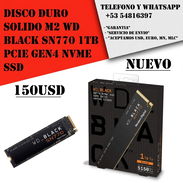 Disco duro solido SSD marca WD de 1T (M2 NVME PCIE GEN 4)- (150usd) - Img 55606768