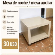 Mesa de noche ,mesa auxiliar - Img 55907301