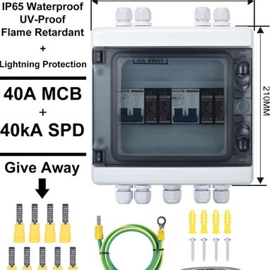 ☀️ CAJA COMBINADORA SOLAR PROFESIONAL - 2 STRINGS ☀️ - Img 118364848