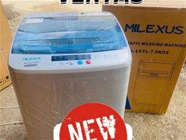 Lavadoras automática milexus de 7.5 kg Libre envio  Factura de compra  Garantía 1 mes - Img main-image-45643431
