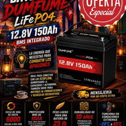 ➡️ Baterías Dumfume lifepo4, 12.8v 150 amp - Img 55978308