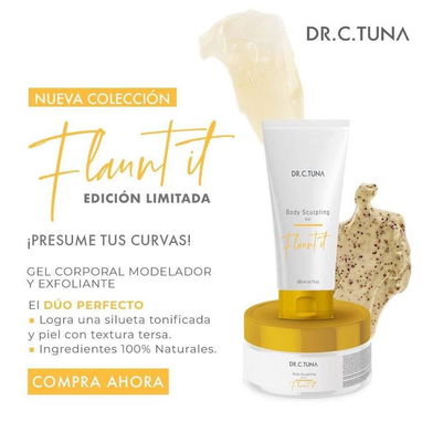 ✨ Exfoliante Modelador Corporal Flaunt It Farmasi | Anticelulitis Reafirmante Efecto Térmico - Img 121109703