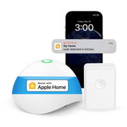 Detector inteligente de fugas de agua, sensor de agua WiFi compatible con Apple HomeKit, SmartThings, IP67 impermeable c - Img 55827587