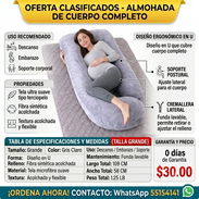 Almohada de cuerpo completo de microfibra líder en comodidad VPT#-0016 - Img 55655808