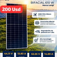Panel Solar Bifacial LONGi 610w, Entrega gratis para toda La Habana - Img 57157594