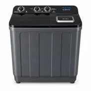 $185 usd Lavadora Semiautomática MILEXUS. 7KG. Nueva en caja  Capacidad: 7 kg Tipo: Semiautomática de doble tina - Img 57507392