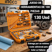JUEGO DE HERRAMIENTAS DE 100 PIEZAS, Entrega por un mínimo costo adicional para toda La Habana - Img 55727969