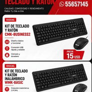 Combo Teclado + Mouse (Inalambrico+ Alámbrico) - Img 56434860
