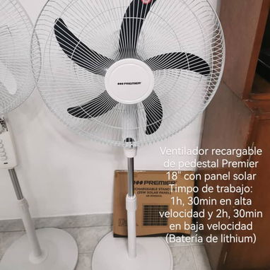 Ventilador recargable con garantía - Img 109755075