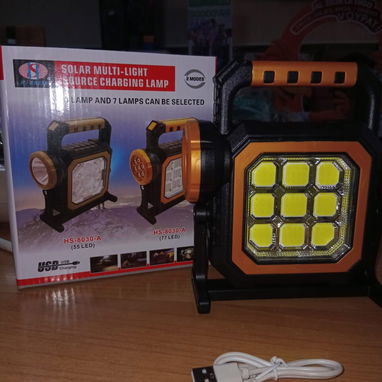 💡READY PA' LOS APAGONES 💡 LAMPARA LED RECARGABLE CON PANEL SOLAR. MENSAJERÍA CON FACTURA Y GARANTÍA. TL 54833699 - Img 113827974