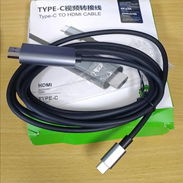 Cable Tipo C a HDMI para proyectar la imagen de su teléfono al TV o Computadora.💸10 USD. 53998989 - Img 52311795