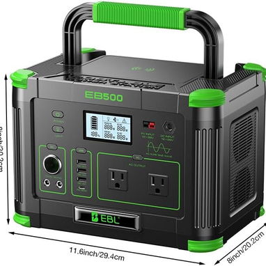 ¡¡ GANGA !! ESTACIÓN DE ENERGÍA DE EBL EB500 DE 500W Y 519WH. NUEVAS EN CAJA A ESTRENAR.@@52437713 - 2/5
