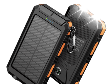Portable Solar Charger for iphone and Android 20000mAh Power Bank with Dual 5V USB Ports for Outdoor - Img 66206310