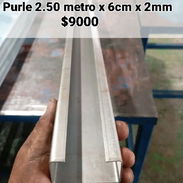 Purle 2.50 metro x 6cm de ancho x 2mm - Img 58410003
