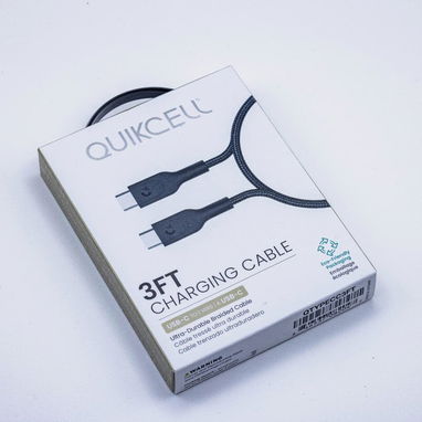 ☎️53544655 🛵 Entrega Disponible ⭐Quikcell Cable USB-C a USB-C Carga Rápida Trenzado 3FT ⭐ - Img 118007793