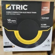 Cable 10 de cobre puro solo x rollo - Img 55436135