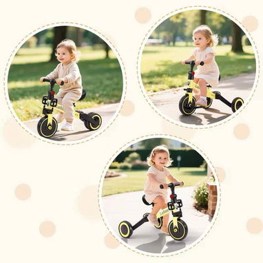 Triciclo Convertible 3 en 1 para Niños P0878-AV001 - 3/4