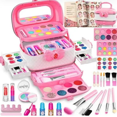 Maletas de maquillaje real no toxico para niñas - 4/10