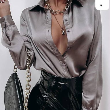 Camisas satinadas - 5/8