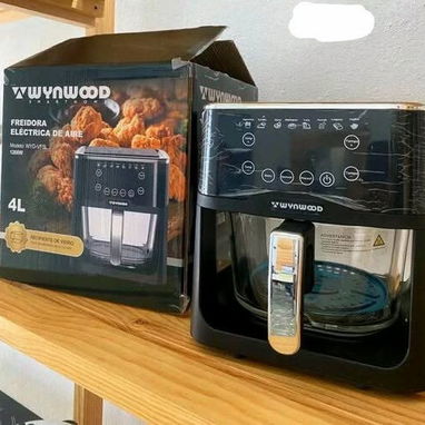 Freidora Eléctrica 4 litros , 1200w MARCA Wynwood con Panel Táctil color Negro Precio $85 USD Transporte Inlcuido Factur - Img 114882799